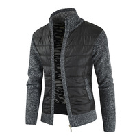 Męska zimowa gruba bluza polarowa sweter męski jesień ciepłe swetry, kurtki dzianina casualowa odzież Cardigan Plus rozmiar 3XL 3